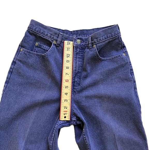 Lee Purple Denim Jeans High Rise Taper Leg Vintage 90s Waist 31 - Picture 5 of 8